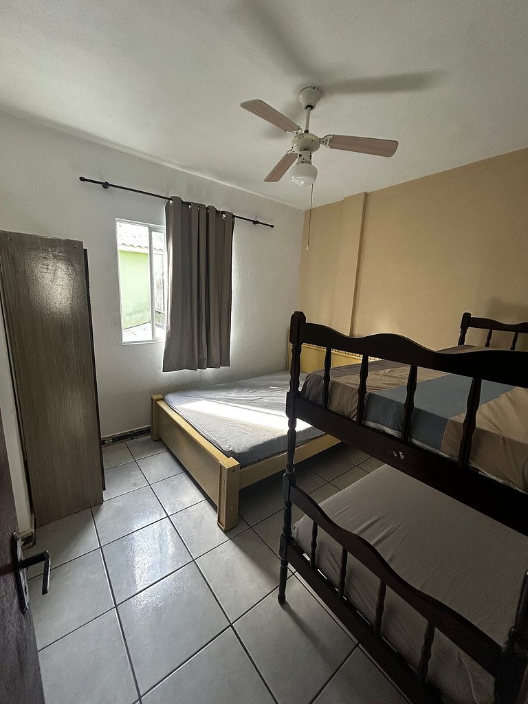 Apartamento superior de 2 quartos mar grosso