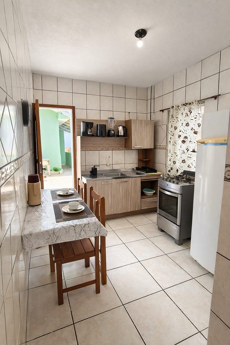 Apto confortável a 4 min da praia do Mar grosso